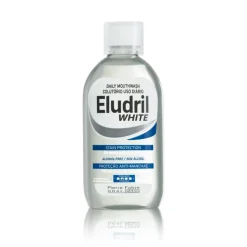 Eludril White Daily Mouthwash Stain Protection 500ml (16.90floz)