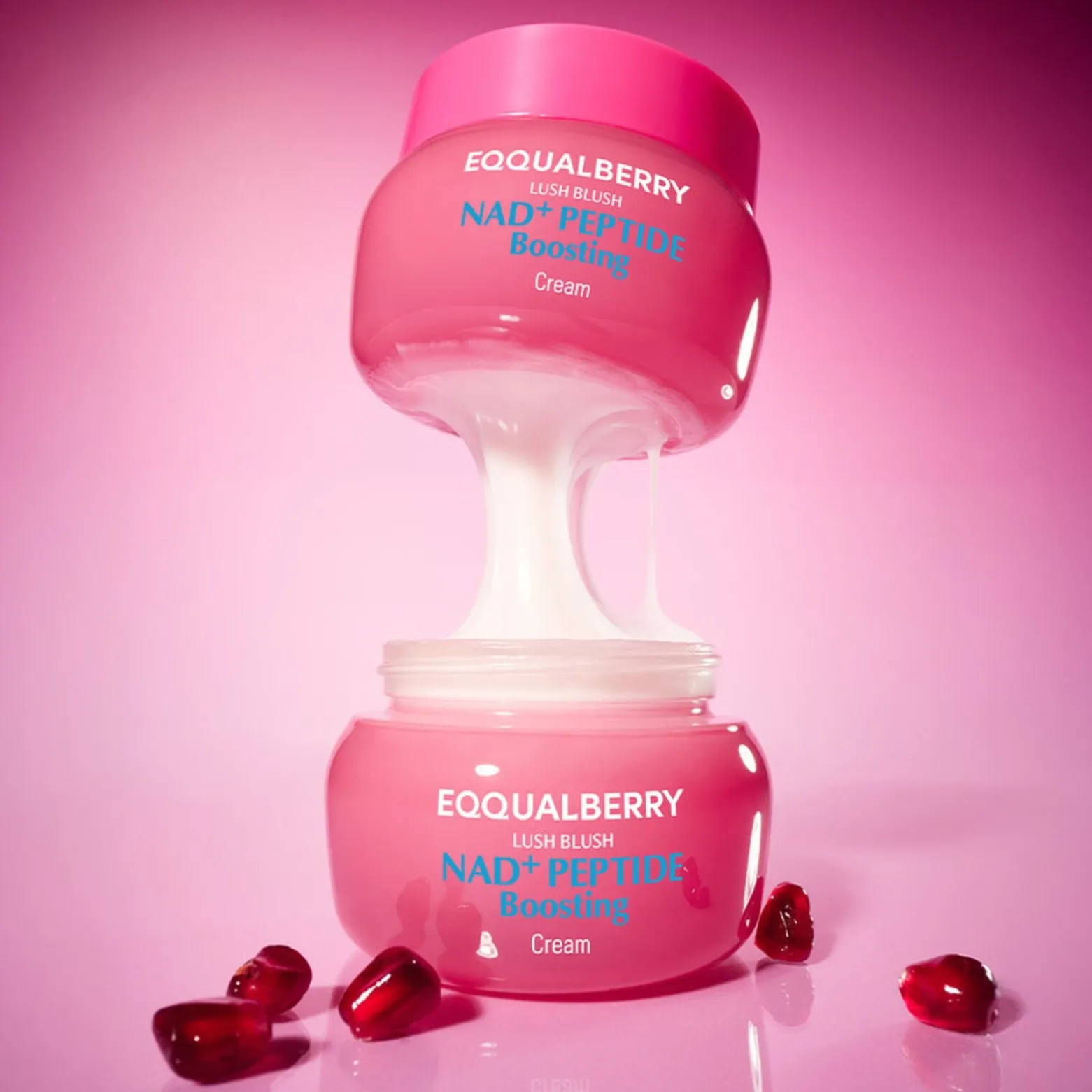 Eqqualberry NAD+ Peptide Boosting Cream Lush Blush 50ml (1.69floz)