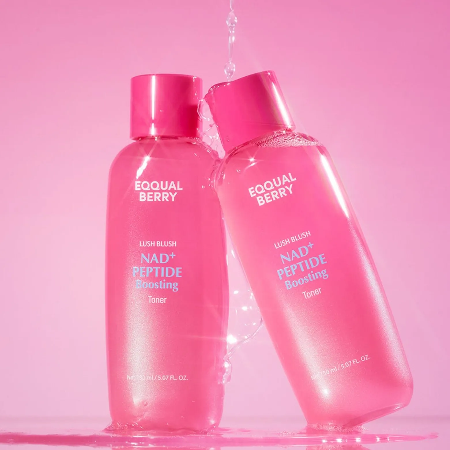 Eqqualberry NAD+ Peptide Boosting Toner Lush Blush 150ml (5.07floz)