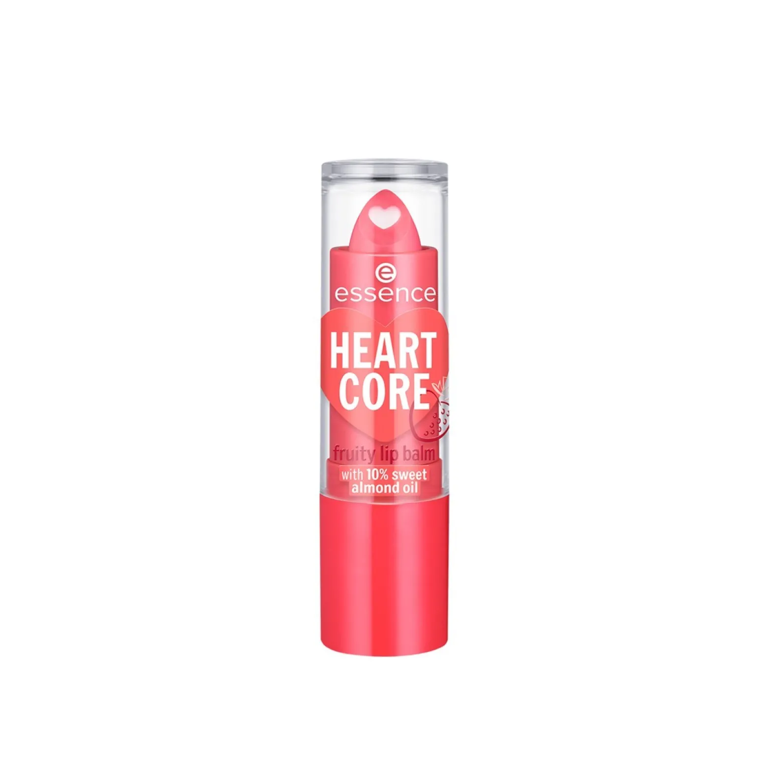 essence Heart Core Fruity Lip Balm 02 Sweet Strawberry 3g