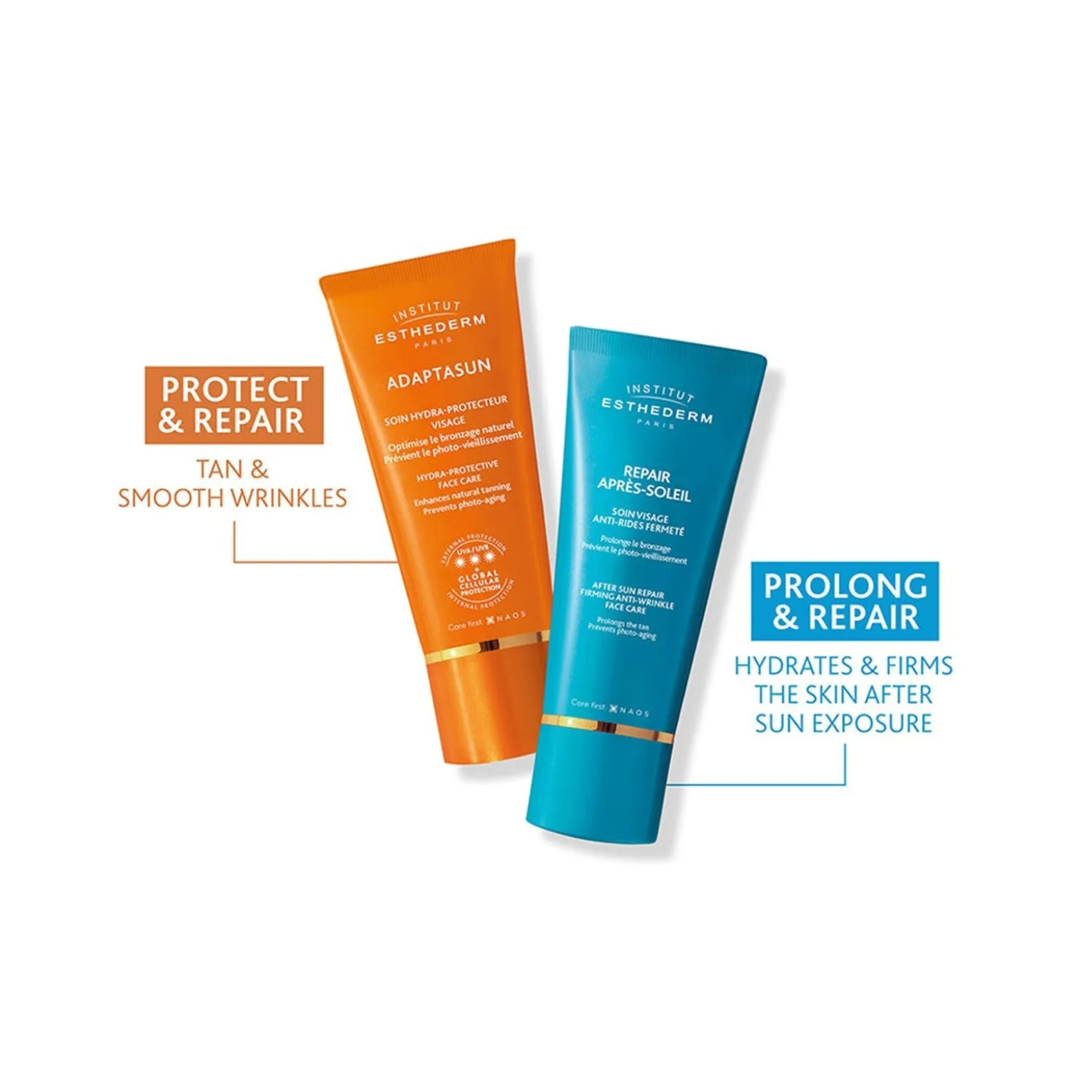 Esthederm Sun Bronz Repair Hydra-Protective Anti-Wrinkle and Firming Face Care Strong Sun Sunscreen 50ml (1.69floz)