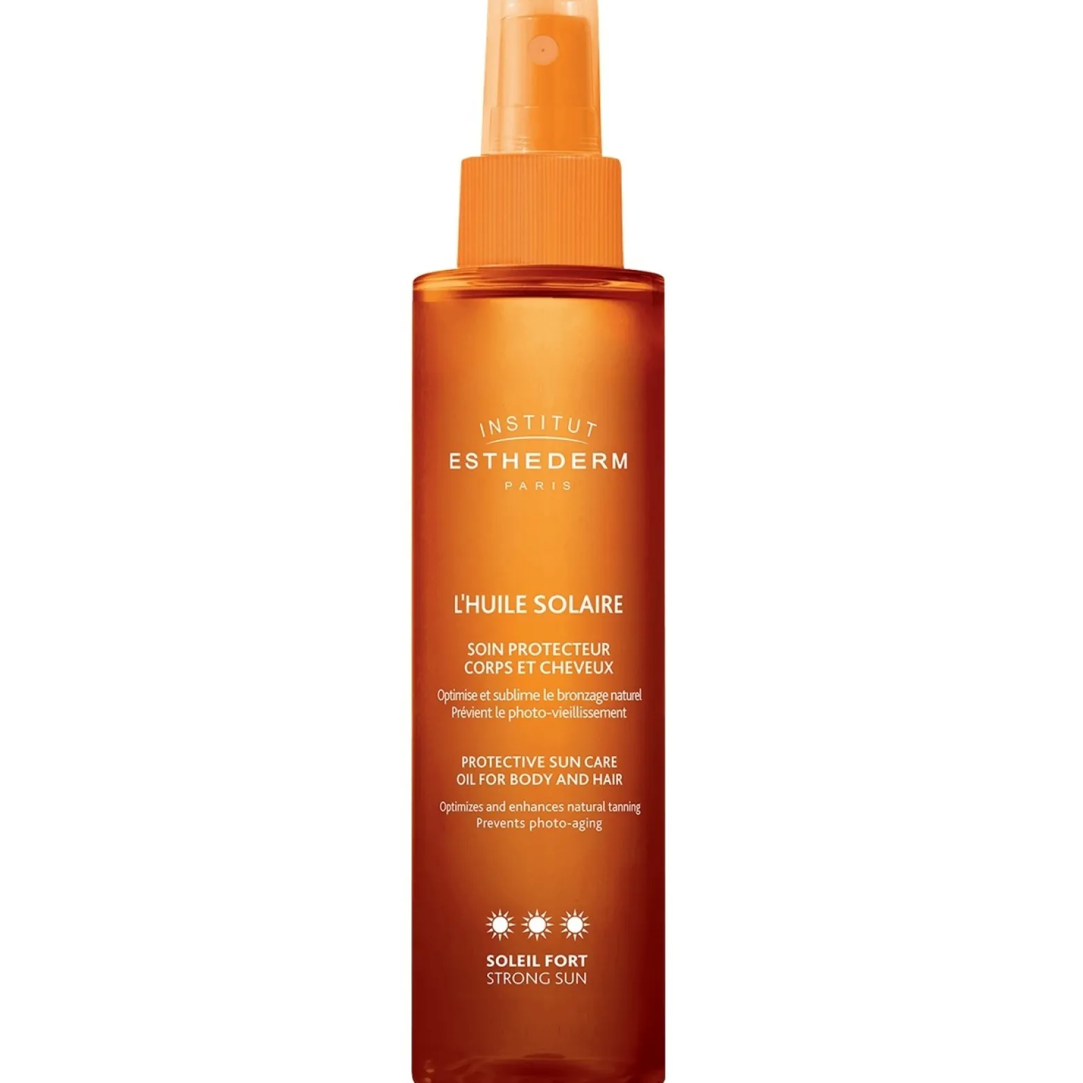 Esthederm Sun Protective Sun Care Oil Body&Hair Strong Sunscreen 150ml (5.07floz)