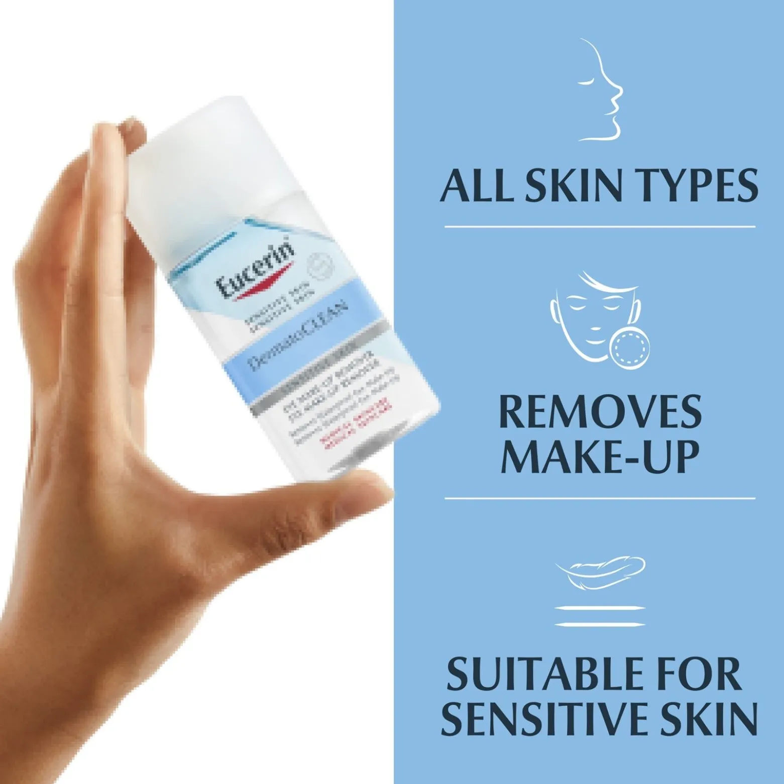 Eucerin DermatoCLEAN Eye Makeup Remover 125ml (4.23floz)