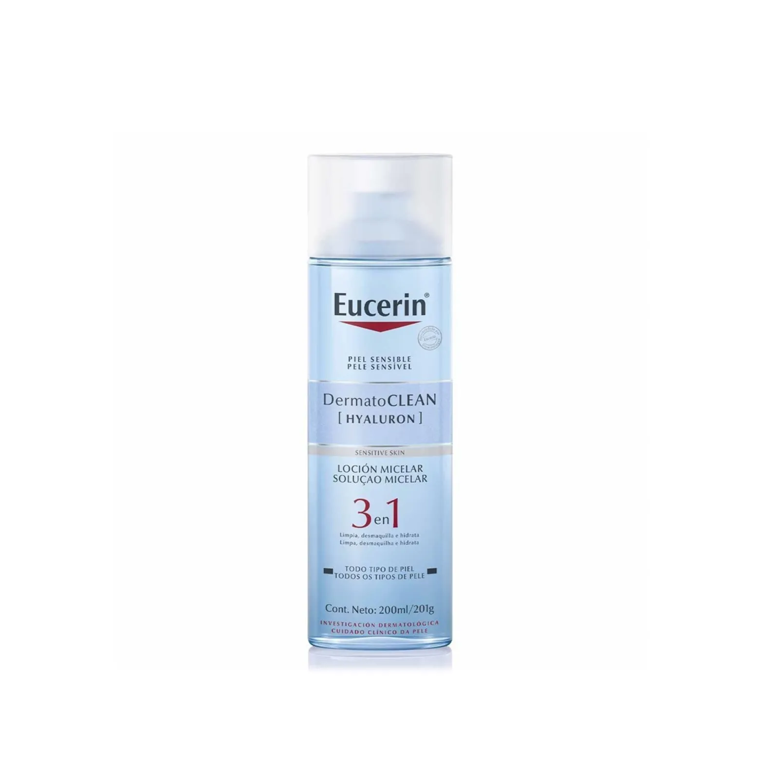 Eucerin DermatoCLEAN 3-In-1 Micellar Water 200ml (6.76floz)