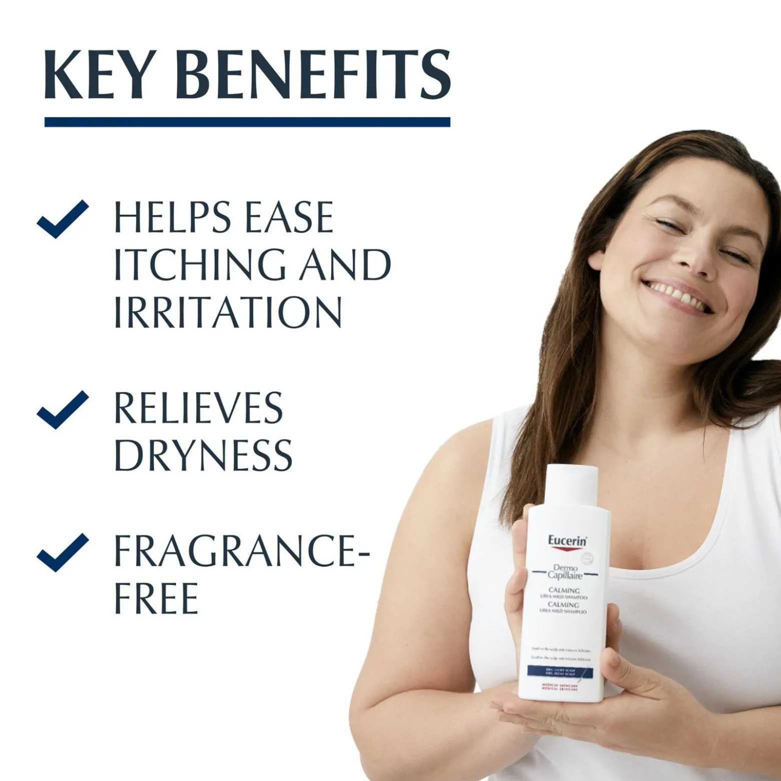 Eucerin DermoCapillaire Calming Urea Shampoo 250ml (8.45floz)
