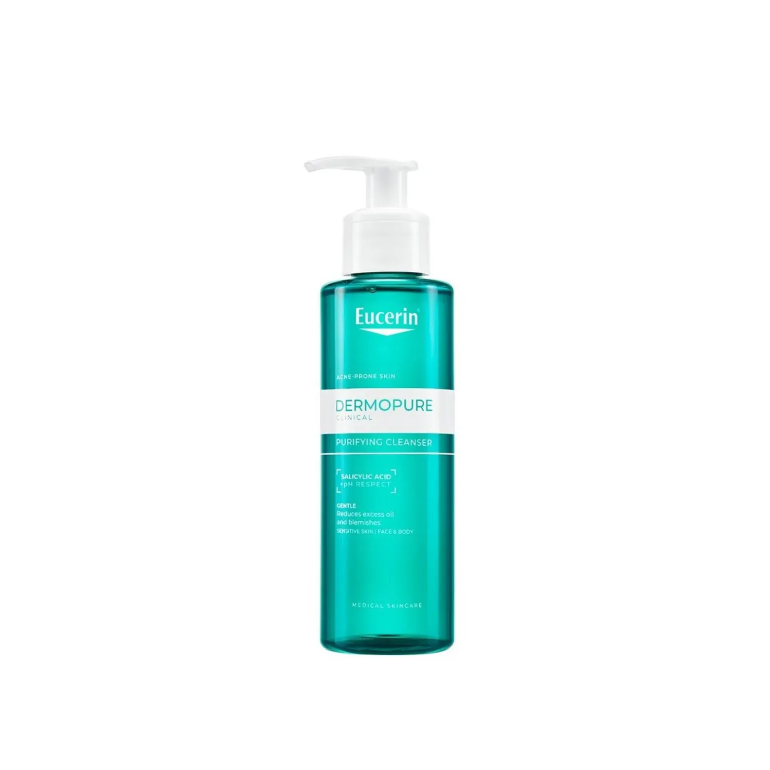 Eucerin DERMOPURE Clinical Purifying Cleansing Gel Acne-Prone Skin 200ml (6.76floz)