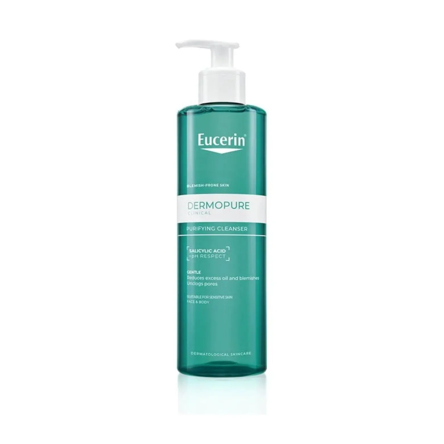 Eucerin DERMOPURE Clinical Purifying Cleansing Gel Acne-Prone Skin 400ml (13.53floz)