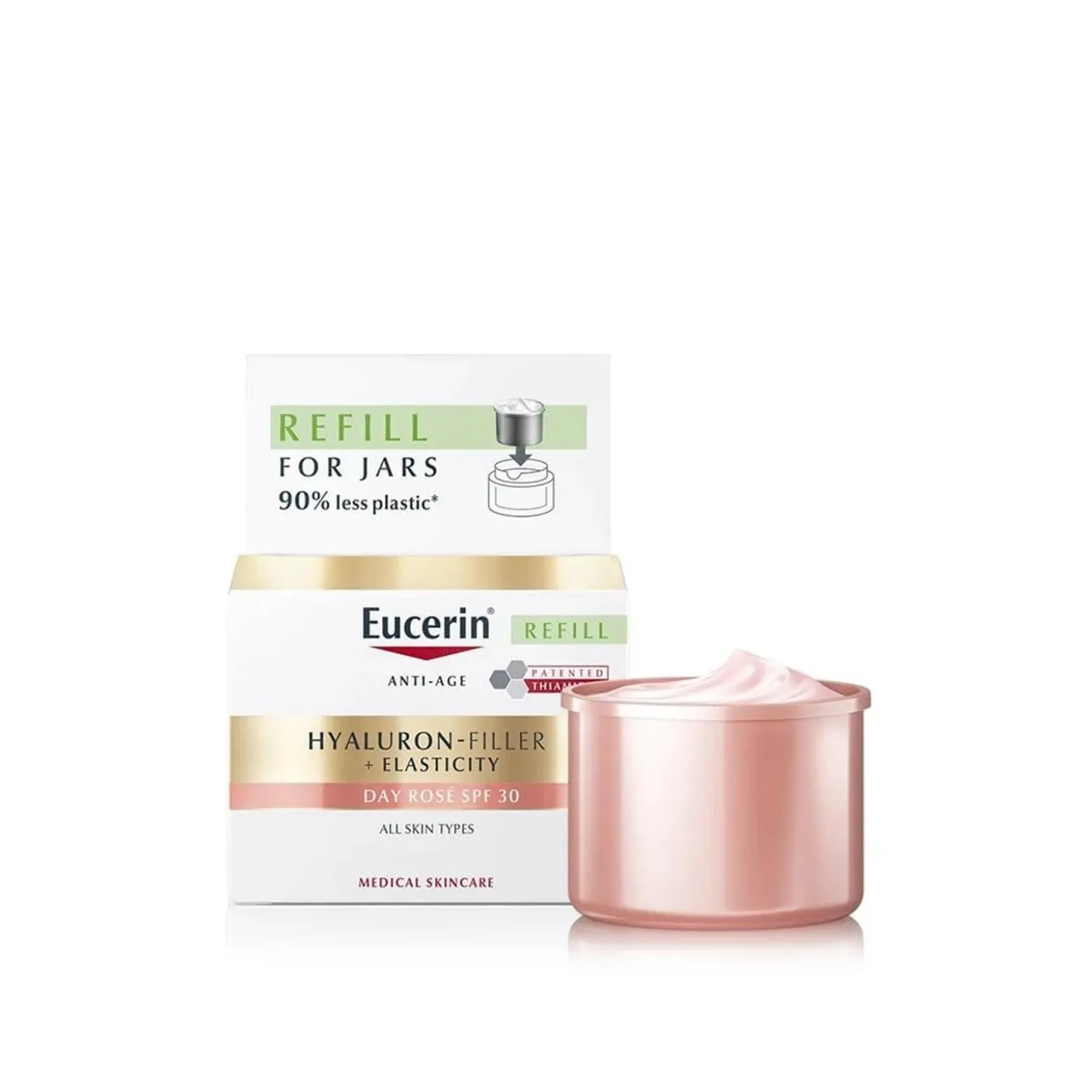 Eucerin Hyaluron-Filler + Elasticity Day Cream Rosé SPF30 Refill 50ml (1.69floz)