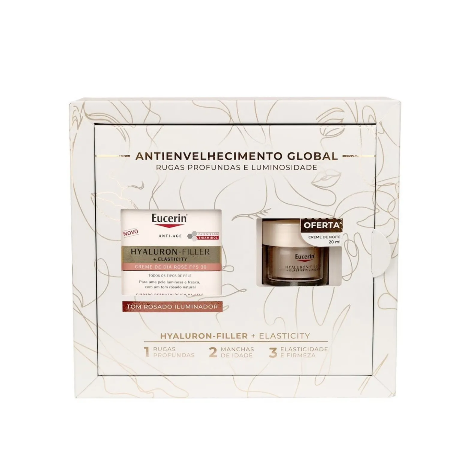Eucerin Hyaluron-Filler + Elasticity Global Anti-Aging Routine Gift Set