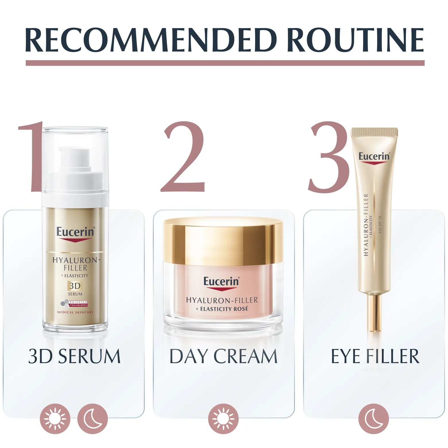 Eucerin Hyaluron-Filler + Elasticity Anti-Aging Day Cream Rosé SPF30 50ml (1.69floz)