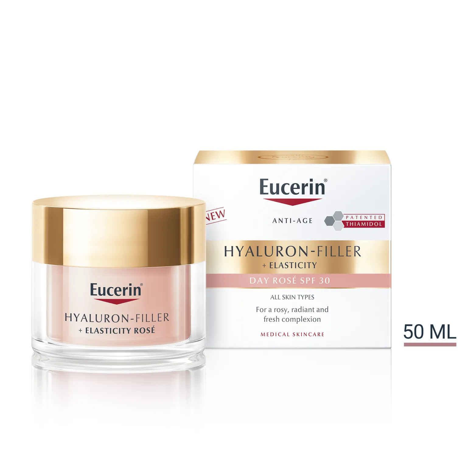 Eucerin Hyaluron-Filler + Elasticity Anti-Aging Day Cream Rosé SPF30 50ml (1.69floz)