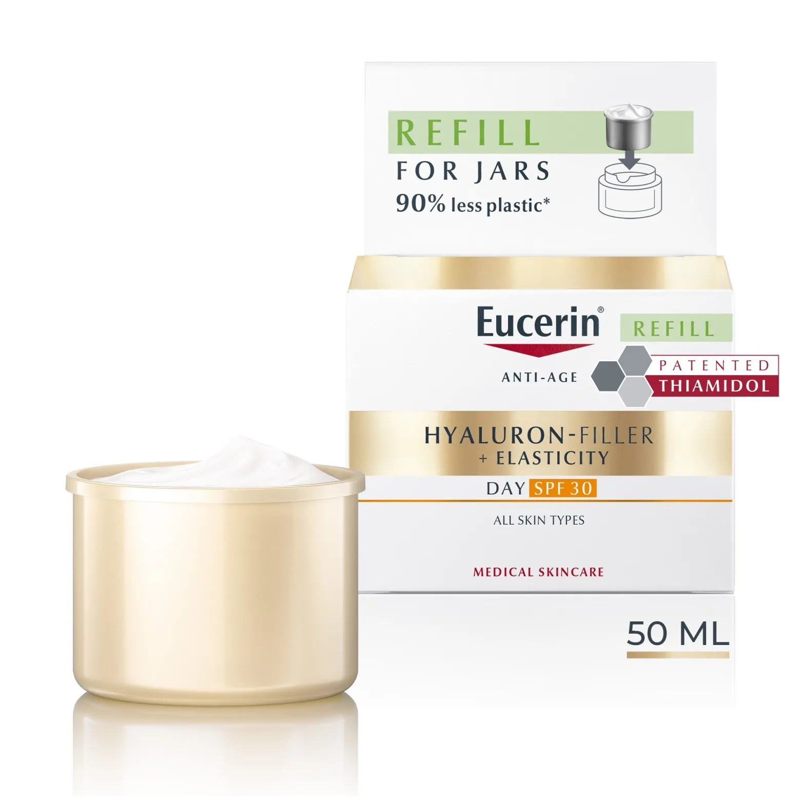 Eucerin Hyaluron-Filler + Elasticity Day Cream SPF30 Refill 50ml (1.69floz)