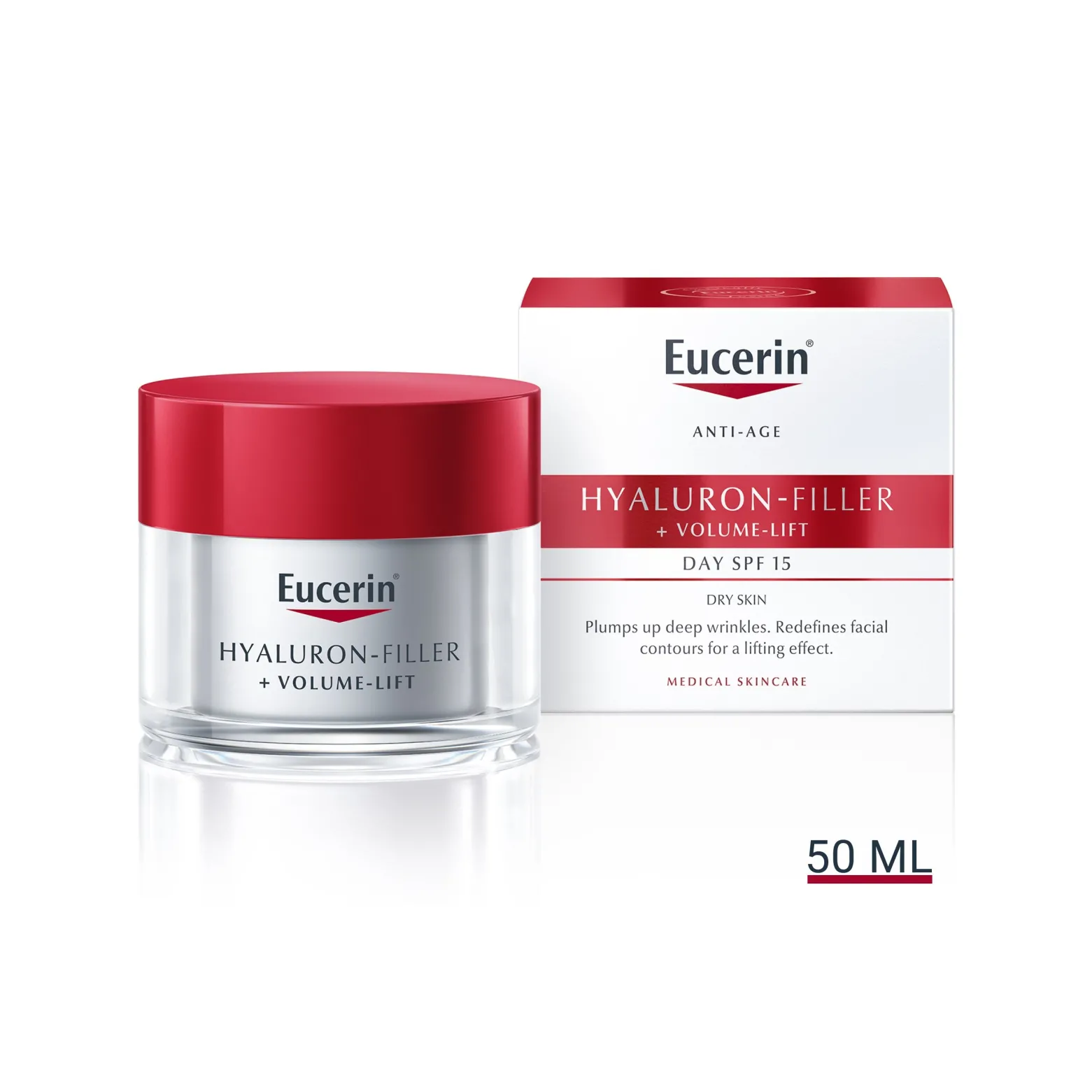 Eucerin Hyaluron-Filler + Volume-Lift Day Dry Skin SPF15 50ml (1.69floz)