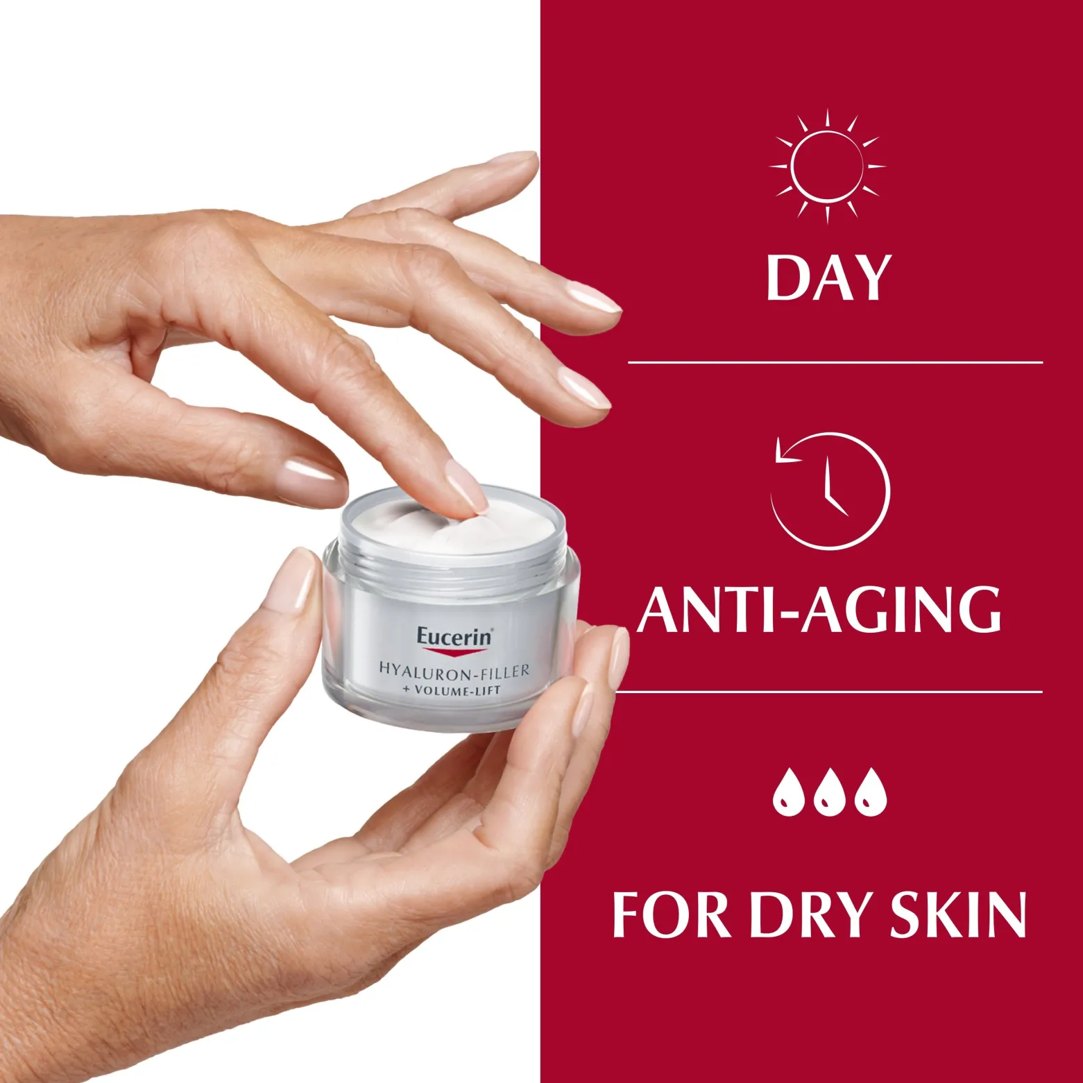 Eucerin Hyaluron-Filler + Volume-Lift Day Dry Skin SPF15 50ml (1.69floz)