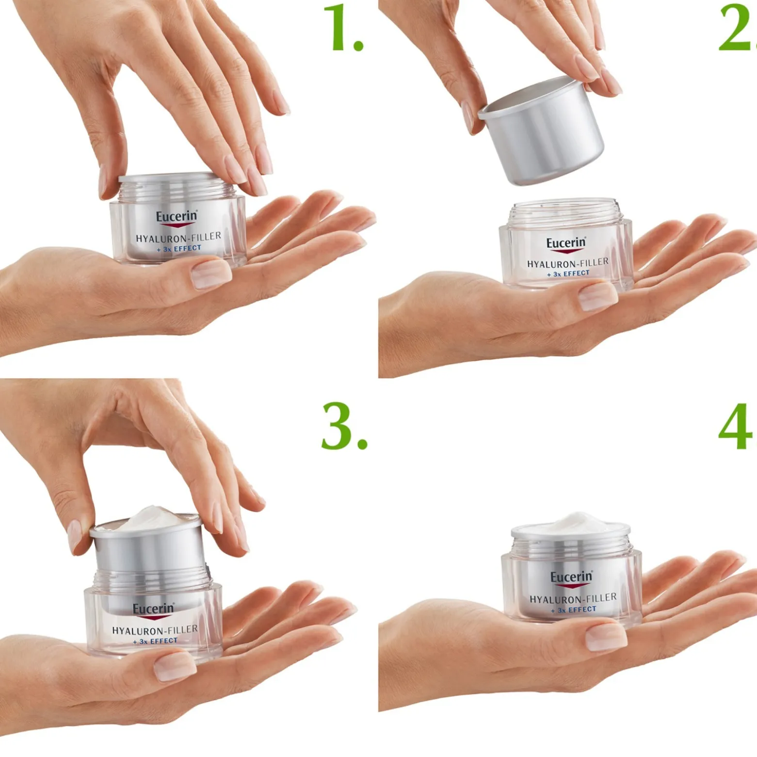 Eucerin Hyaluron-Filler 3x Effect Night Cream Refill Anti-Aging 50ml (1.69floz)