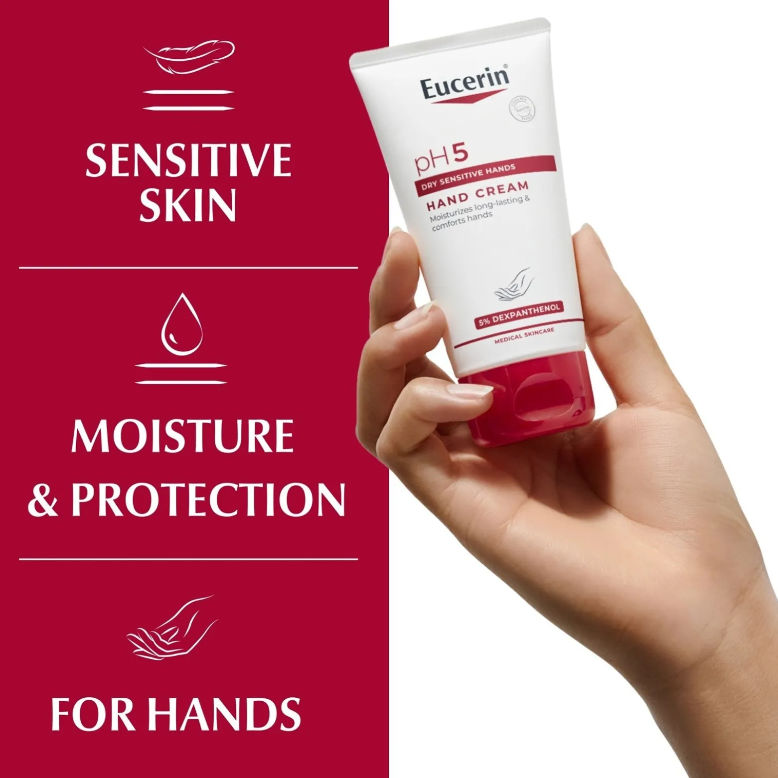 Eucerin pH5 Hand Cream 75ml (2.54floz)
