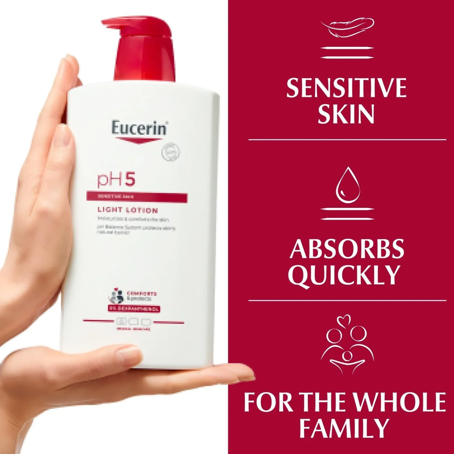 Eucerin pH5 Light Lotion 1L (33.81floz)