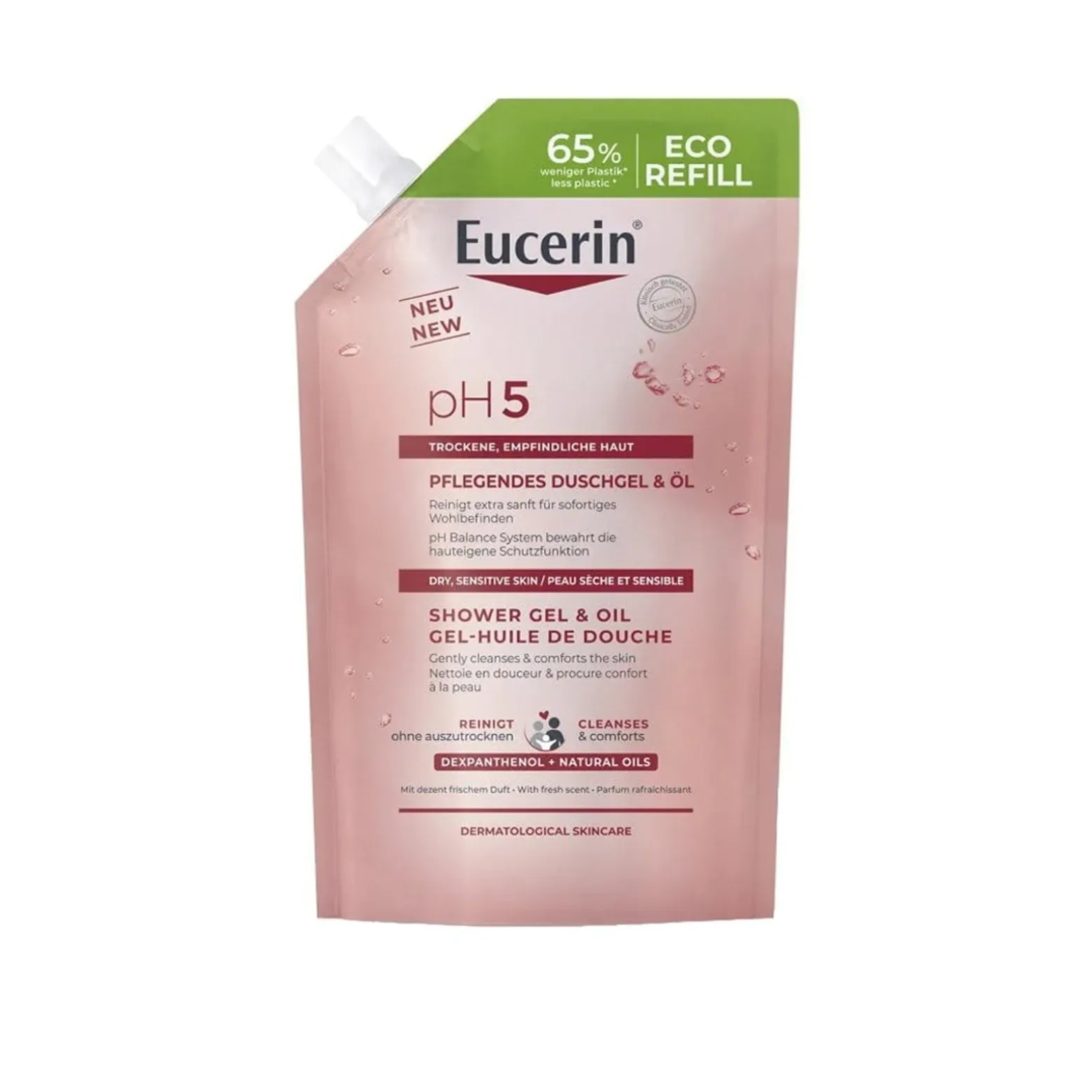Eucerin pH5 Shower Gel & Oil Refill 400ml (13.5floz)