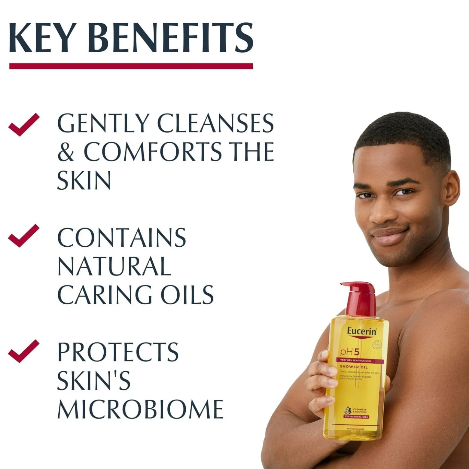 Eucerin pH5 Shower Oil Sensitive Skin 400ml (13.53floz)