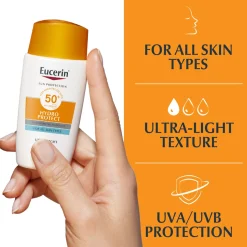 Eucerin Sun Hydro Protect Ultra-Light Fluid SPF50+ Sunscreen 50ml (1.69floz)