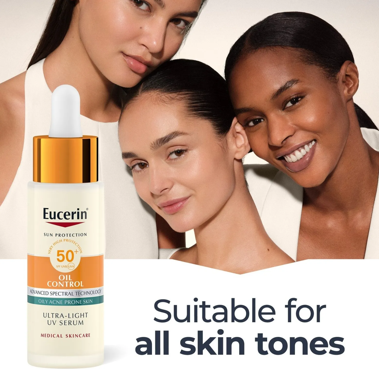 Eucerin Sun Oil Control Dry Touch Ultra-Light UV Serum SPF50+ 50ml (1.01floz)