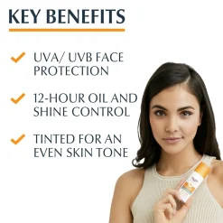 Eucerin Sun Oil Control Tinted Gel-Cream Dry Touch SPF50+ Light 50ml (1.69floz)