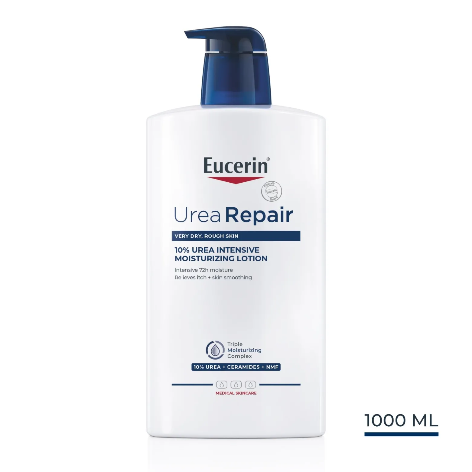 Eucerin UreaRepair Plus Lotion 10% Urea 1L (33.81floz)
