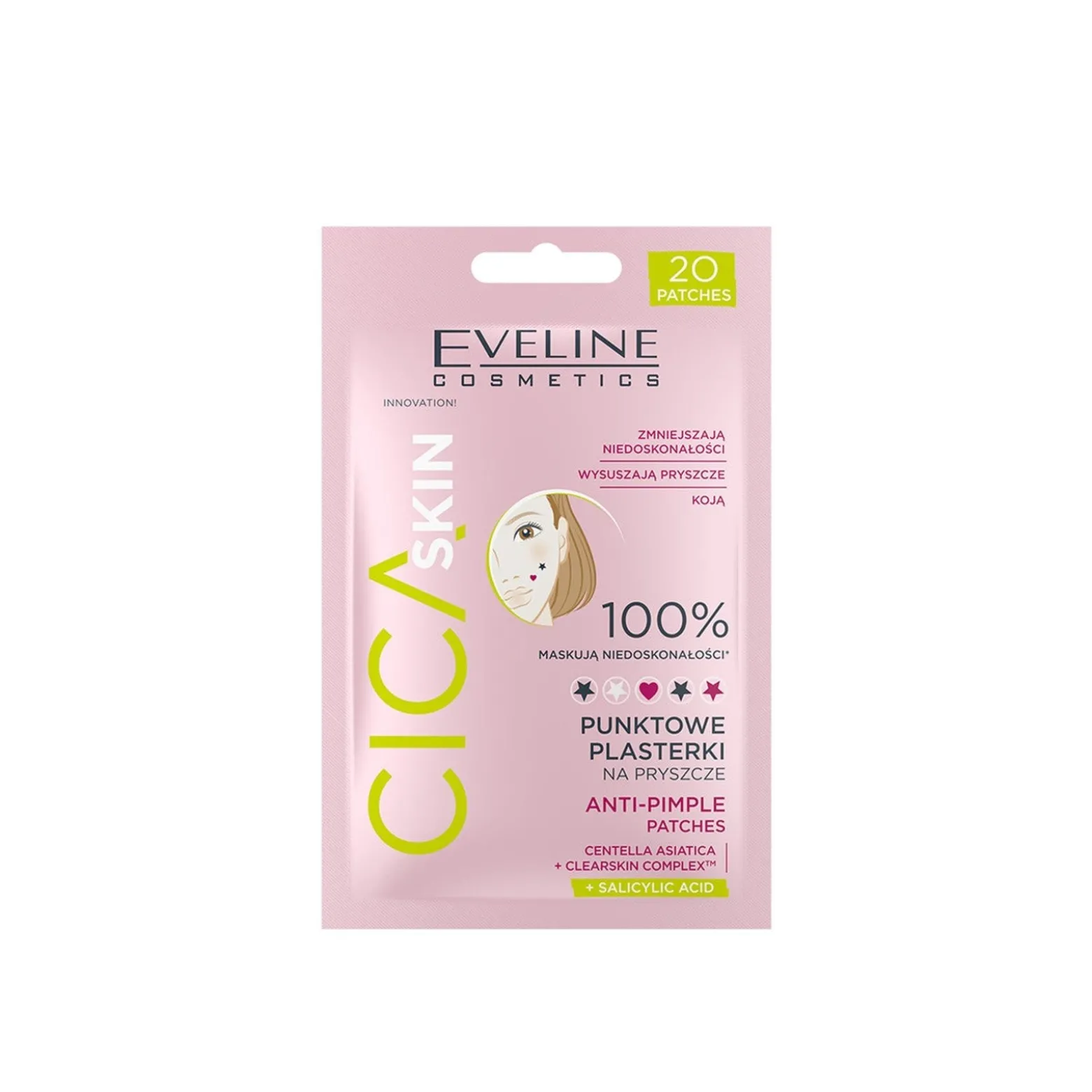 Eveline Cosmetics Cica Skin Anti-Pimple Patches x20