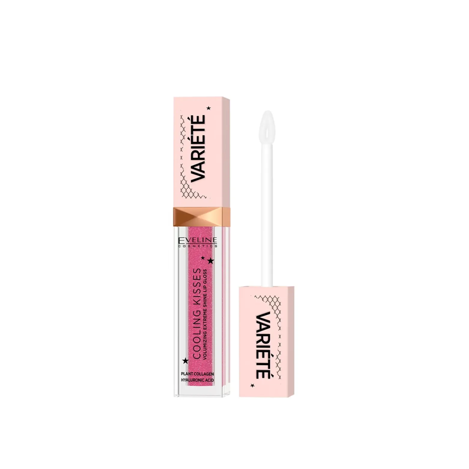 Eveline Cosmetics Cooling Kisses Volumizing Extreme Shine Lip Gloss 06 Amazing Kiss 6.8ml (0.24floz)