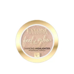 Eveline Cosmetics Feel The Glow Diamond Highlighter 02 Beach Glow 4.5g (0.14)