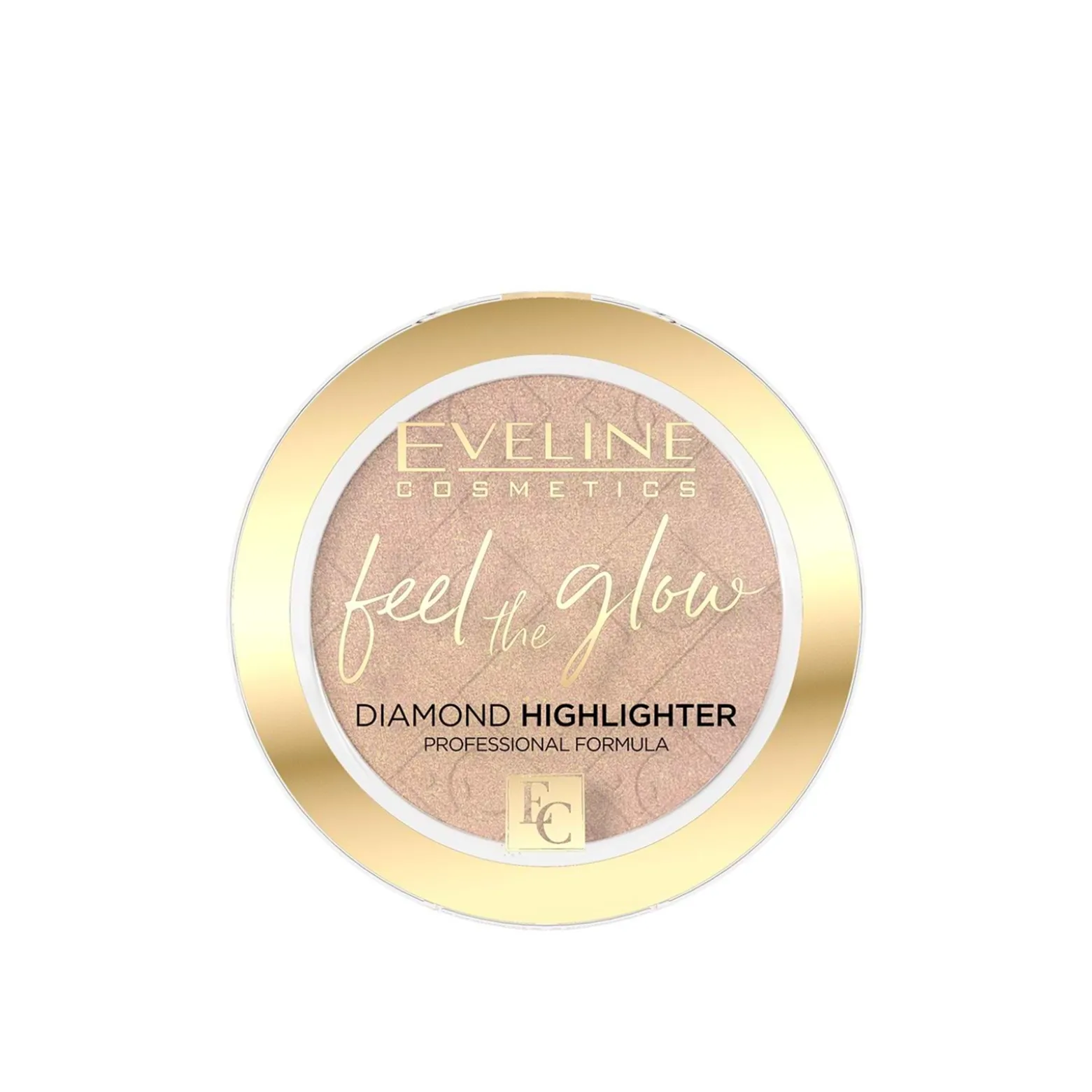 Eveline Cosmetics Feel The Glow Diamond Highlighter 02 Beach Glow 4.5g (0.14)