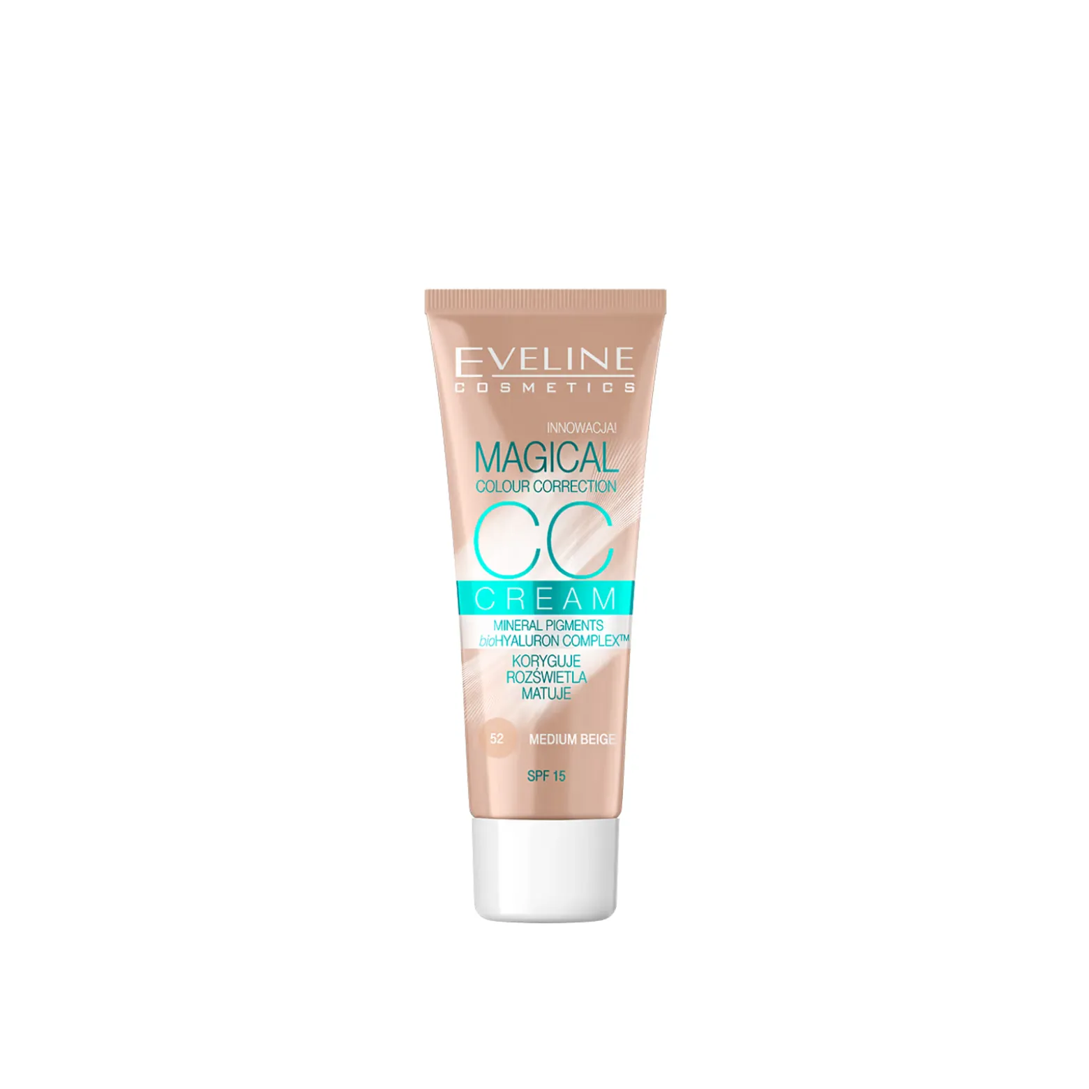 Eveline Cosmetics Magical Color Correction CC Cream SPF15 52 Medium Beige 30ml (1.06floz)