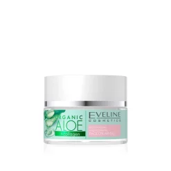 Eveline Cosmetics Organic Aloe Moisturizing and Soothing Face Cream-Gel 50ml (1.76floz)