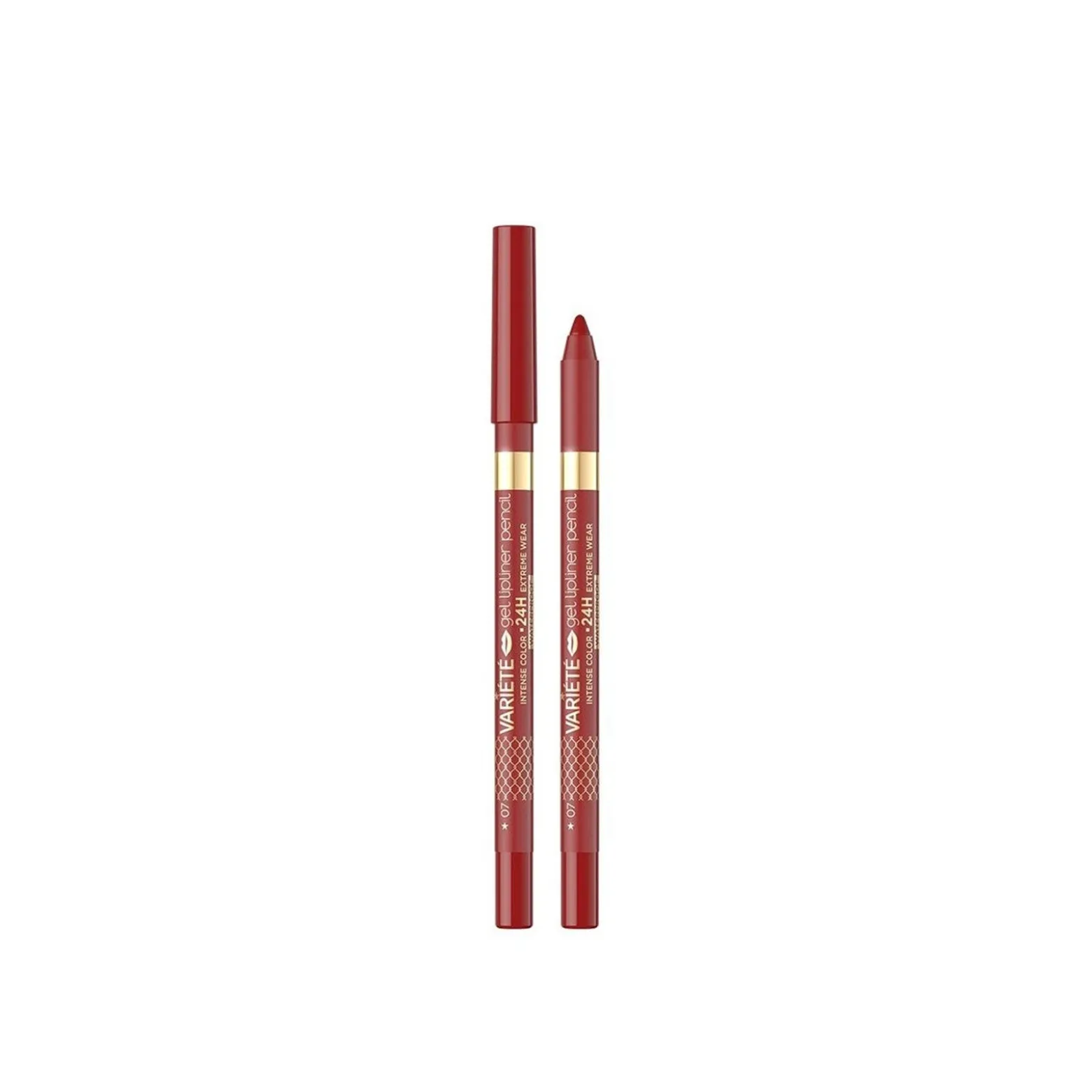 Eveline Cosmetics Variété Gel Lipliner Pencil 24h Waterproof 07 Classic Red