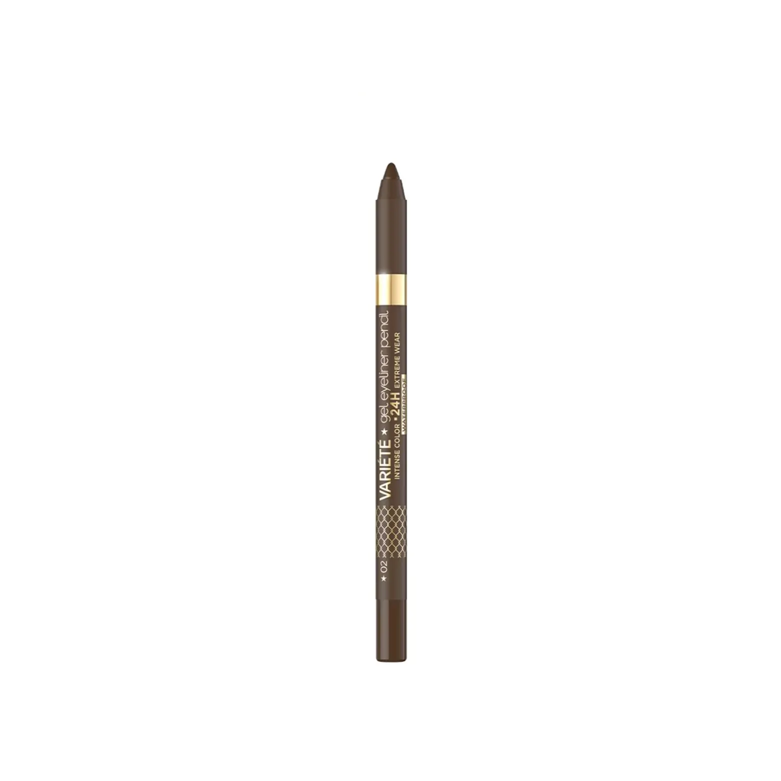 Eveline Cosmetics Variété Gel Eyeliner Pencil 24h Waterproof 02 Brown