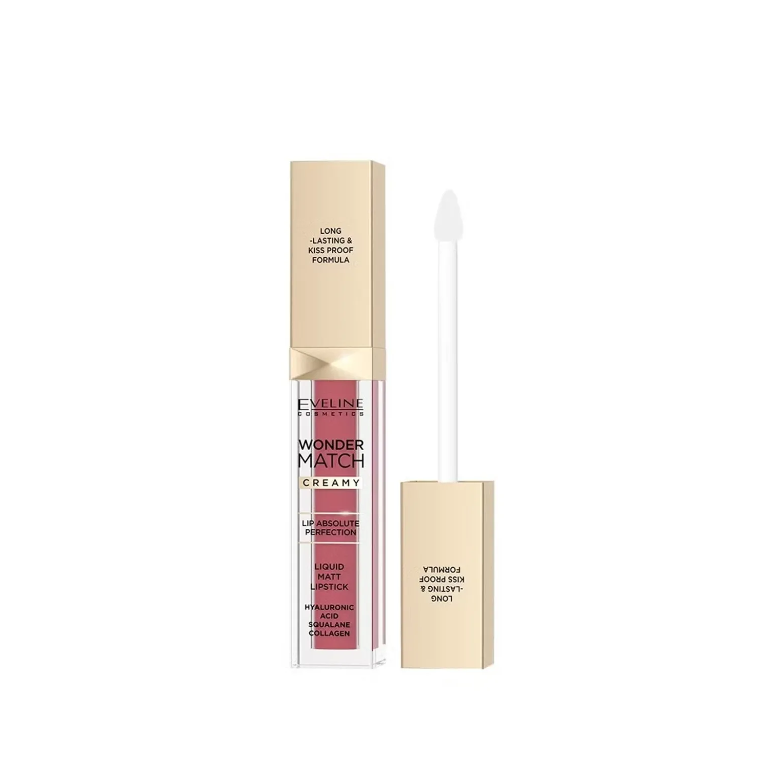Eveline Cosmetics Wonder Match Creamy Liquid Matte Lipstick 08 Cashmere Rose 6.8ml (0.24floz)