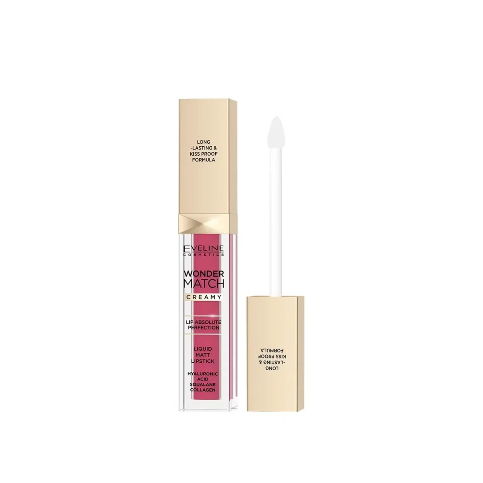 Eveline Cosmetics Wonder Match Creamy Liquid Matte Lipstick 10 Berry Rose 6.8ml (0.24floz)