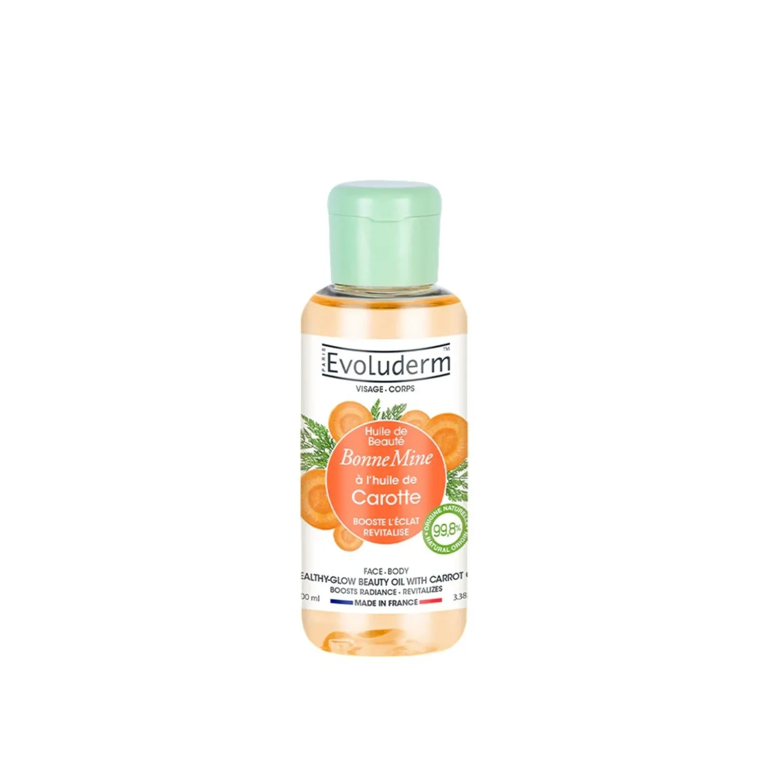 Evoluderm Carotte Healthy-Glow Beauty Oil 100ml (3.38floz)