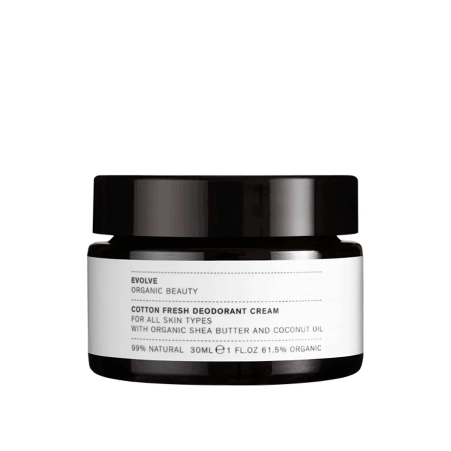 Evolve Cotton Fresh Deodorant Cream 30ml (1.01floz)