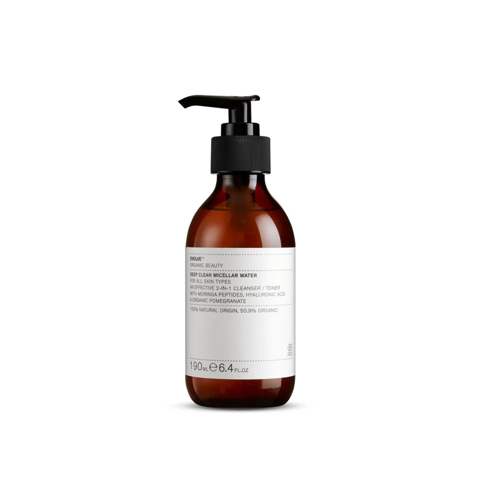 Evolve Deep Clean Micellar Water 190ml (6.4floz)