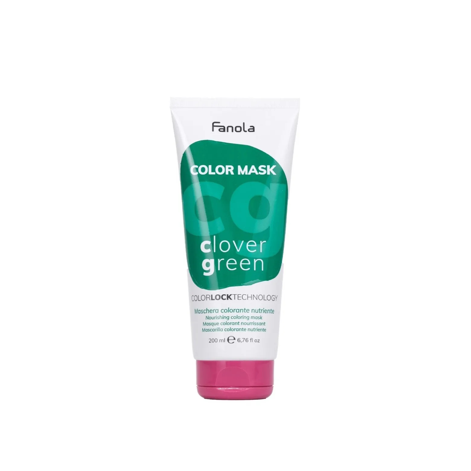Fanola Color Mask Clover Green Nourishing Coloring Hair Mask 200ml (6.76floz)