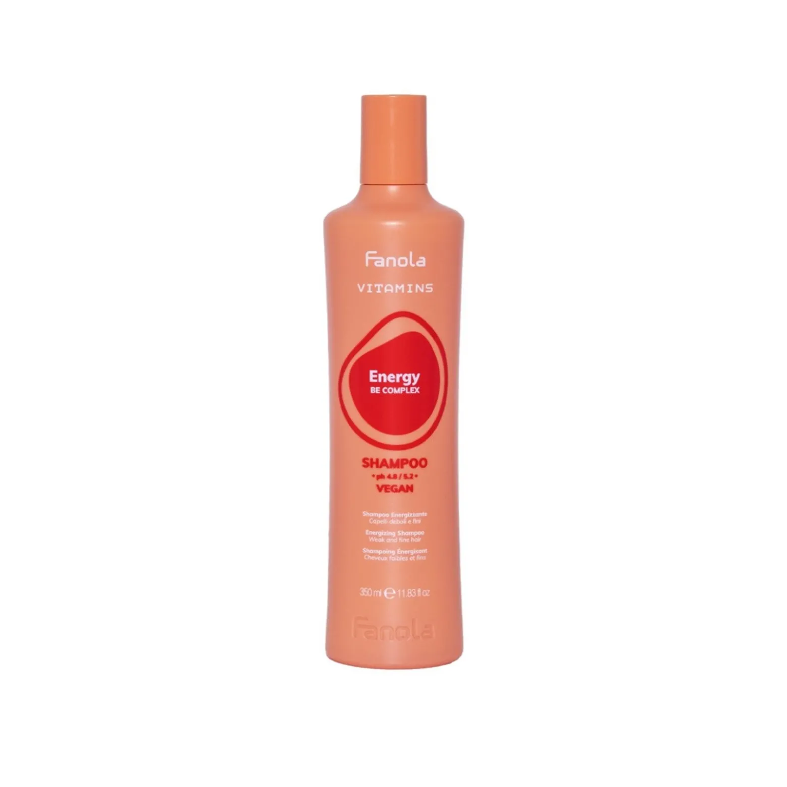 Fanola Vitamins Energy Shampoo 350ml (11.83floz)