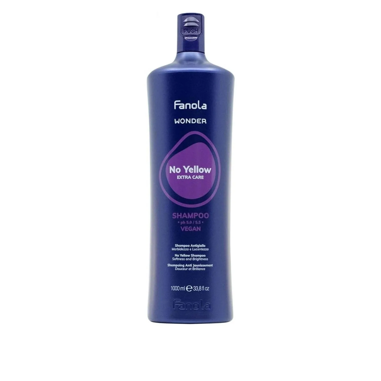 Fanola Wonder No Yellow Extra Care Shampoo 1L (33.8floz)