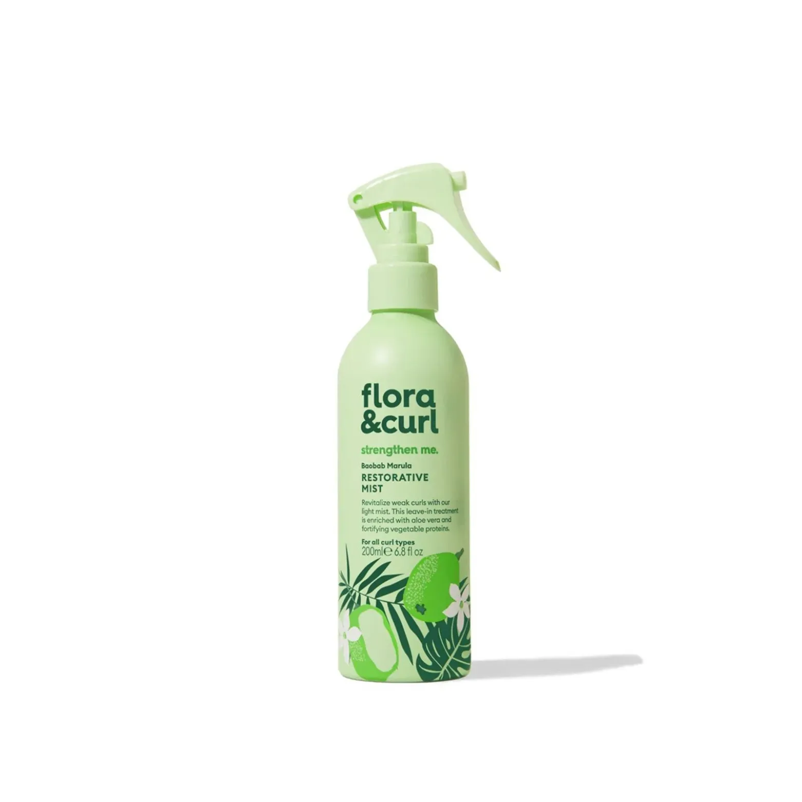 Flora & Curl strengthen me. Baobab Marula Restorative Mist 200ml (6.8floz)
