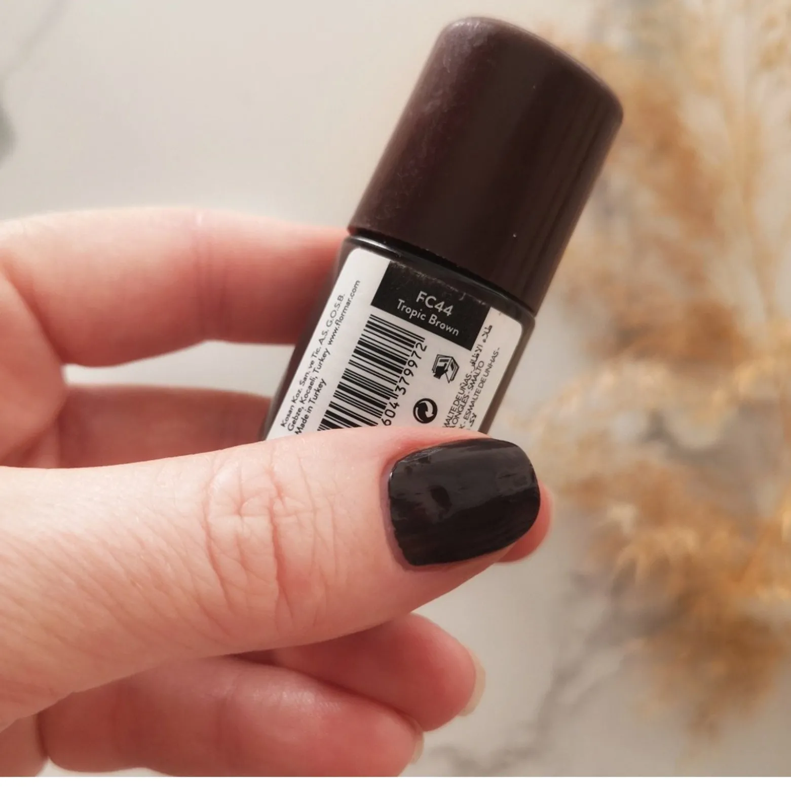 Flormar Full Color Nail Enamel 44 Tropic Brown 8ml (0.27floz)