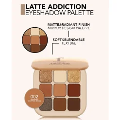 Flormar Latte Addiction Eyeshadow Palette 002 Coffee Bean