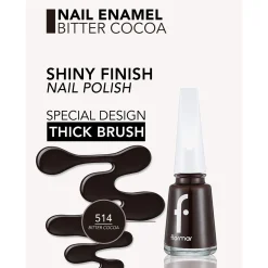 Flormar Nail Enamel 514 Bitter Cocoa 11ml (0.37floz)