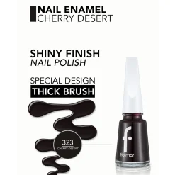 Flormar Nail Enamel 323 Cherry Dessert 11ml (0.37floz)