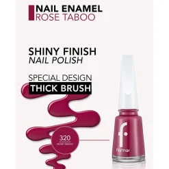 Flormar Nail Enamel 320 Rose Taboo 11ml (0.37floz)