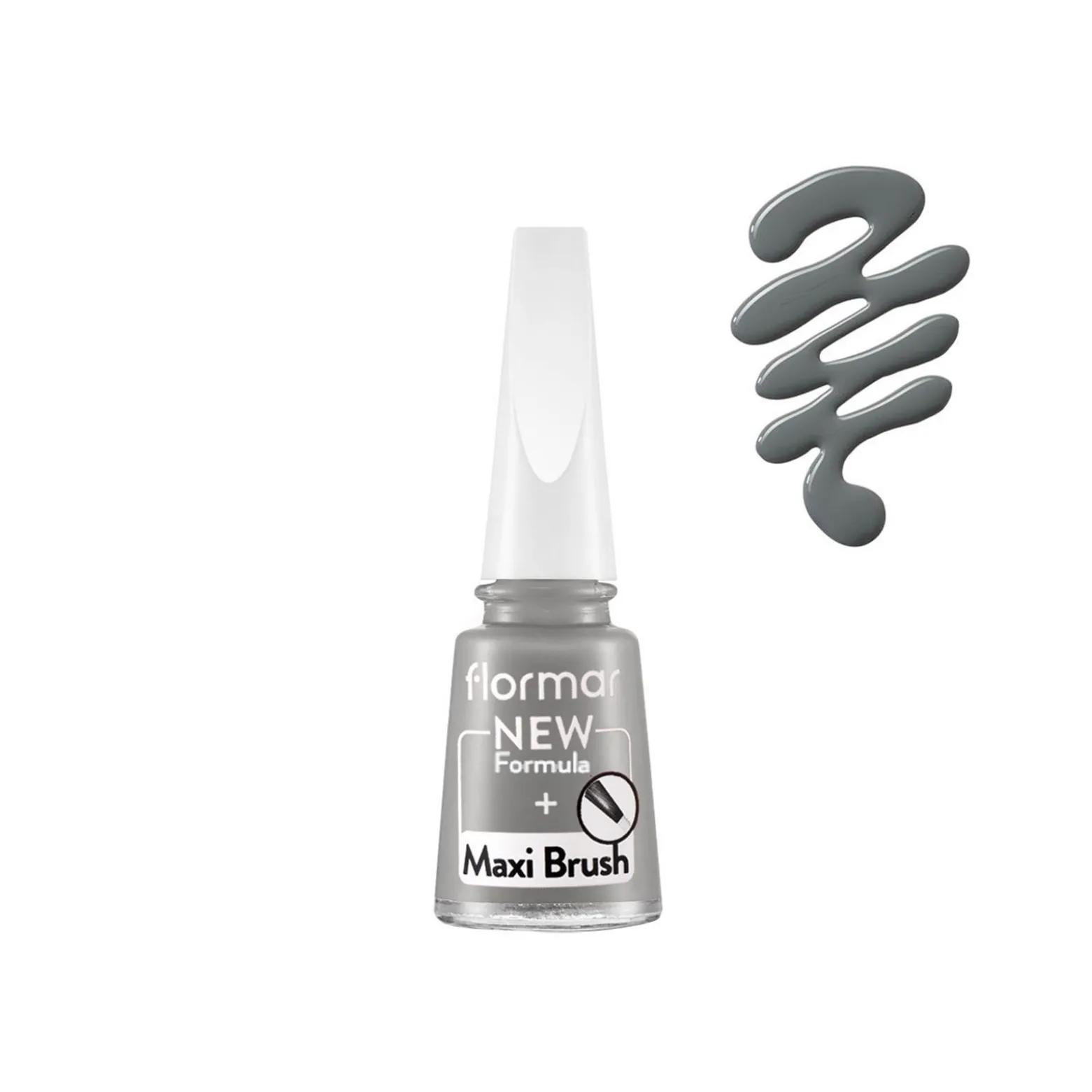 Flormar Nail Enamel 417 Steel Gray 11ml (0.37floz)